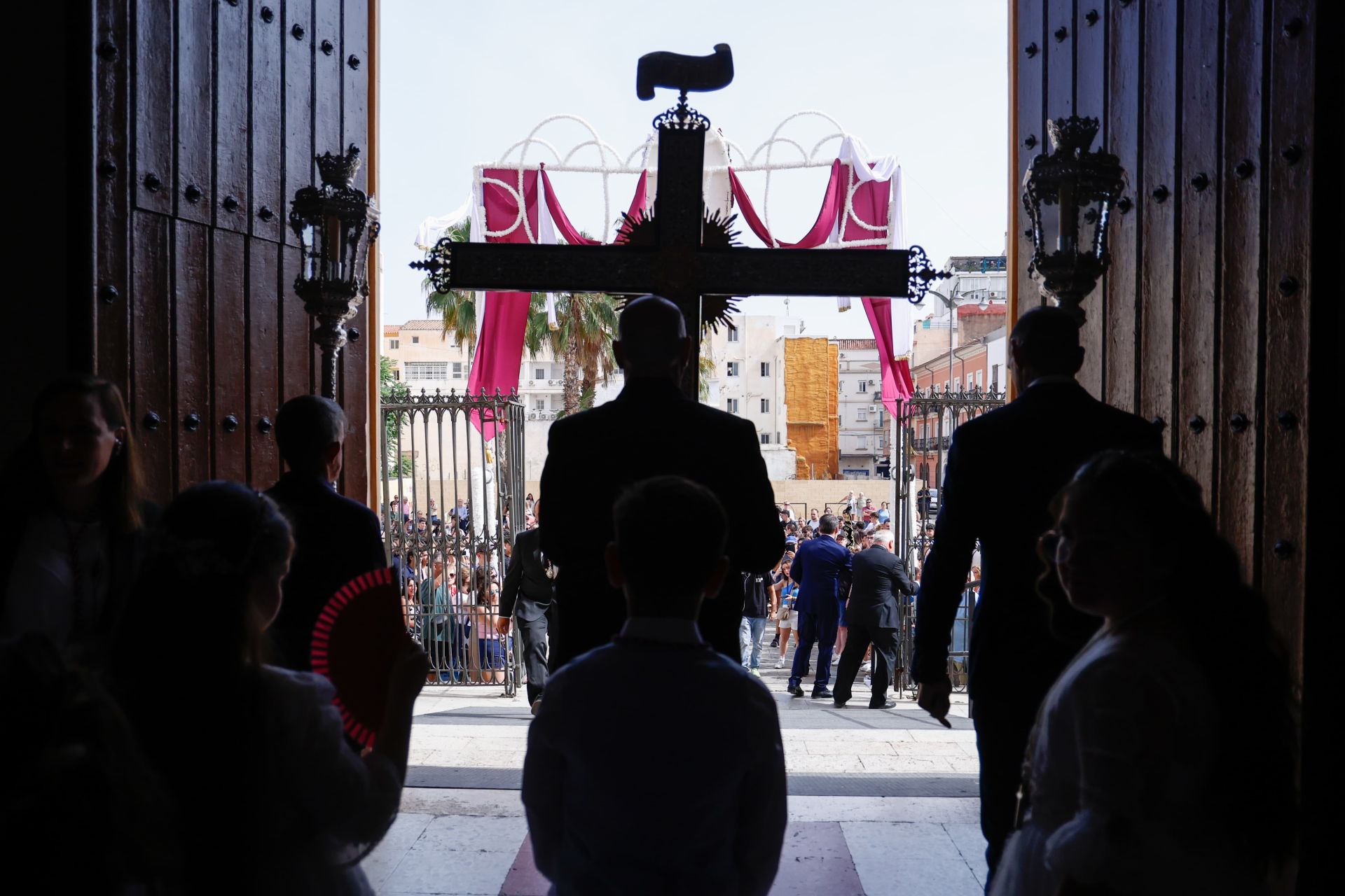 Salida procesional de la Virgen de la Trinidad