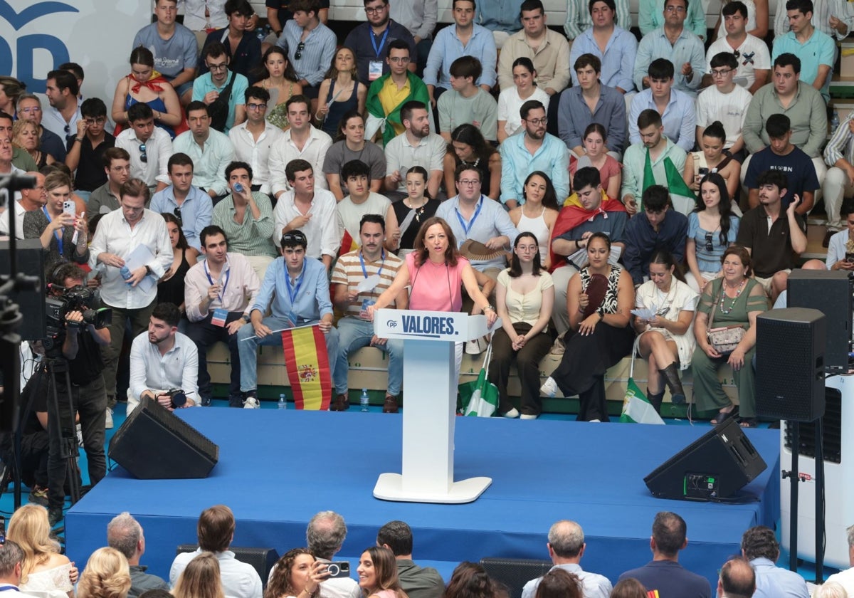 Navarro, en un momento de su intervención.