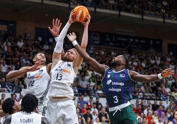 Horario y dónde ver en televisión el Unicaja-Real Madrid de semifinales