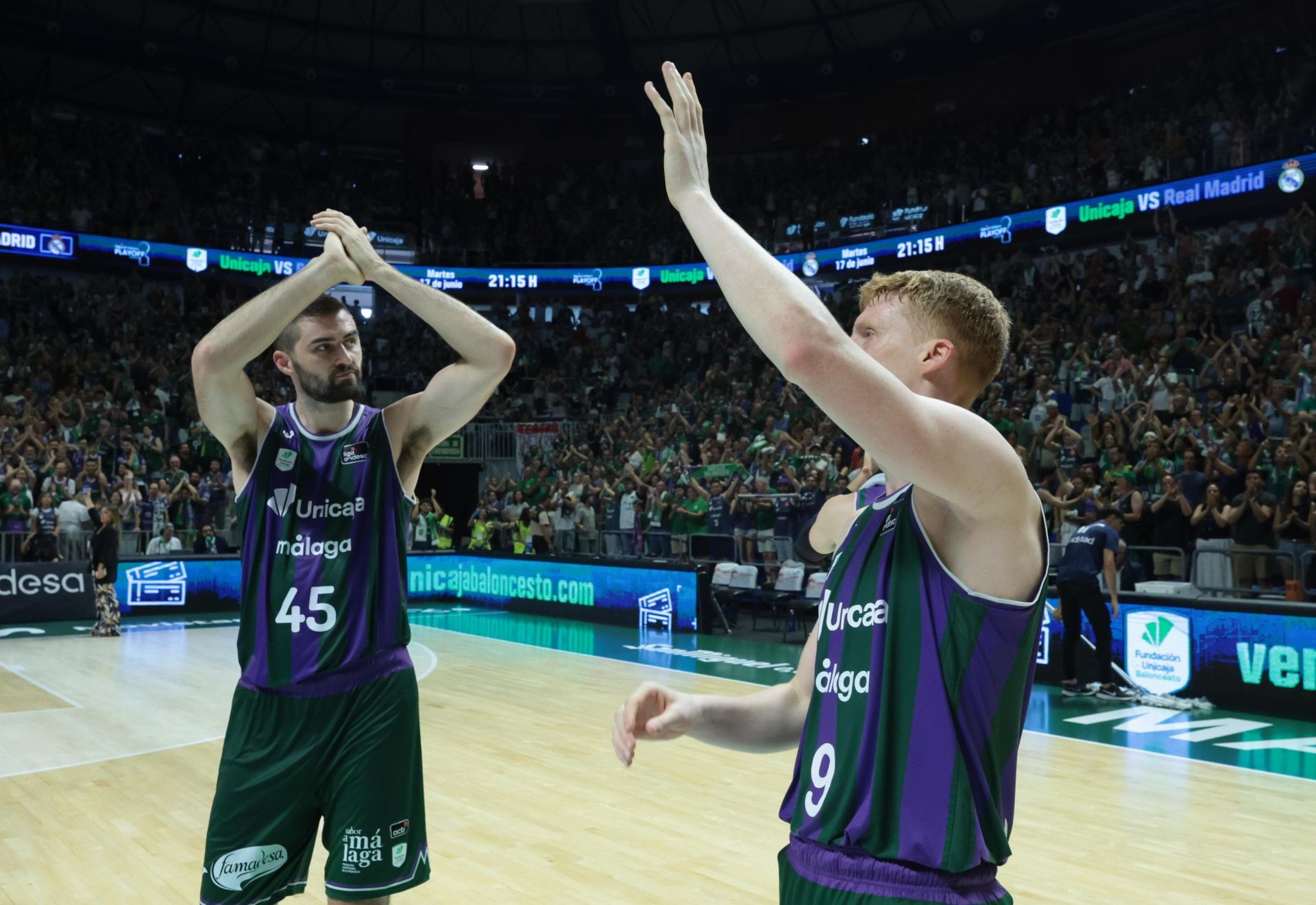 Las mejores imágenes del tercer partido de semifinales: Unicaja-Real Madrid