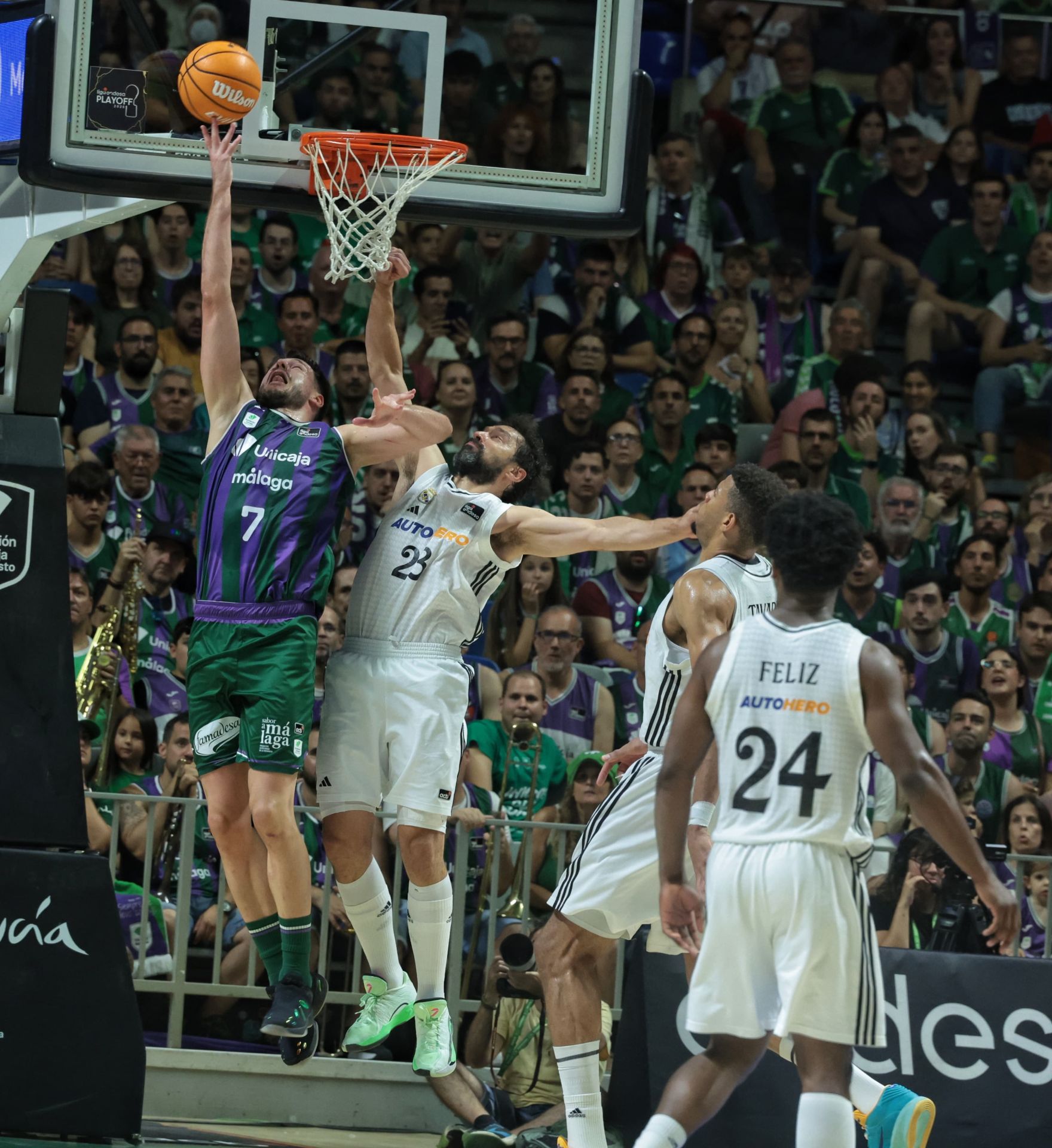 Las mejores imágenes del tercer partido de semifinales: Unicaja-Real Madrid