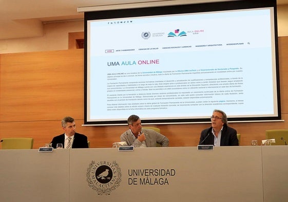 Una imagen de la presentación de la plataforma virtual.
