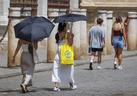 Los avisos por calor extremo se mezclan con los de lluvia y oleaje este lunes en Andalucía