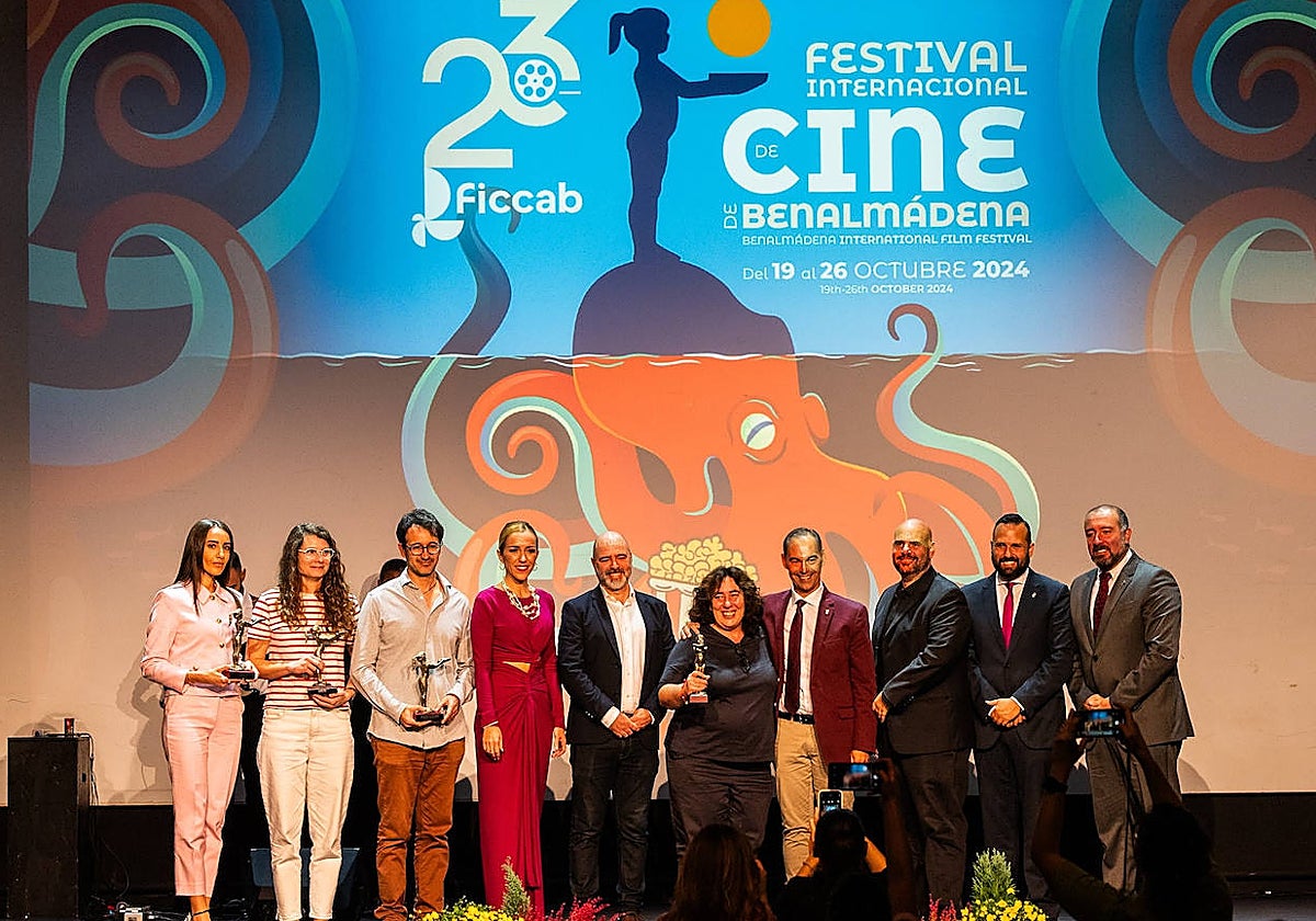 Los premiados de la pasada edición del Festival de Benalmádena.