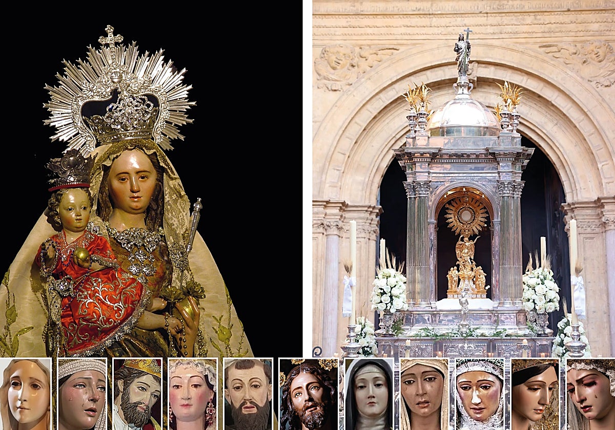 La Virgen de los Reyes y el Santísimo Sacramento presidirán la procesión del Corpus en Málaga.