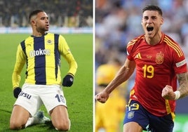 En-Nesyri (Fenerbahce) y Roberto (con la sub-21 española), ambos con pasado malaguista.