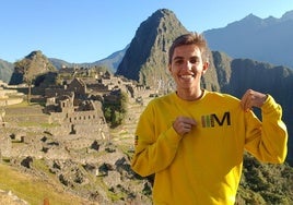 Álvaro Rodríguez es estudiante de Primaria en la UMA y voluntario en el proyecto internacional.