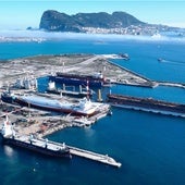 Vista aérea de las instalaciones del astillero Cernaval en San Roque.