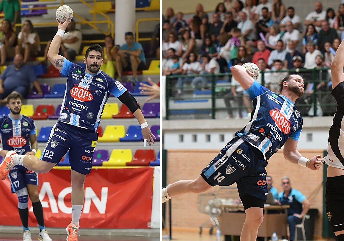 Javi García y Nacho Moya, en acción.