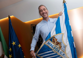 El entrenador del Málaga femenino, Héctor Díaz.