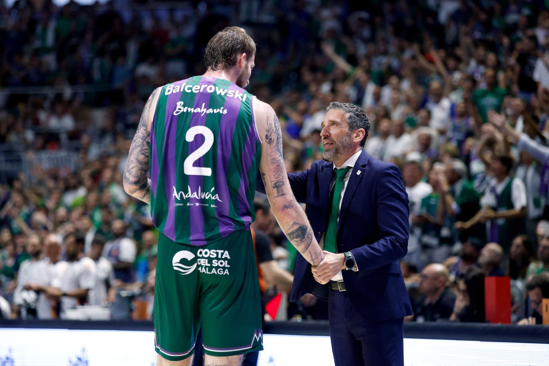 El cuarto duelo entre Unicaja y Real Madrid, en imágenes