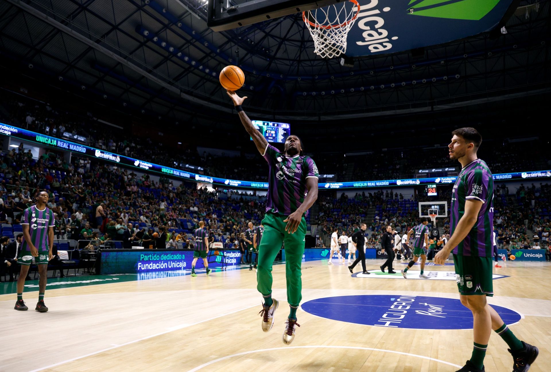El cuarto duelo entre Unicaja y Real Madrid, en imágenes