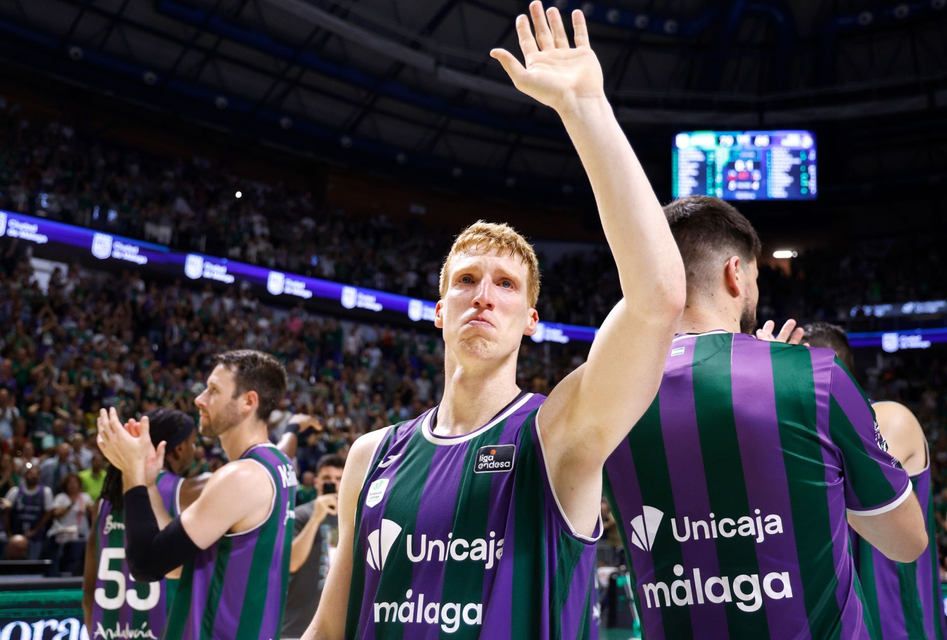 El cuarto duelo entre Unicaja y Real Madrid, en imágenes