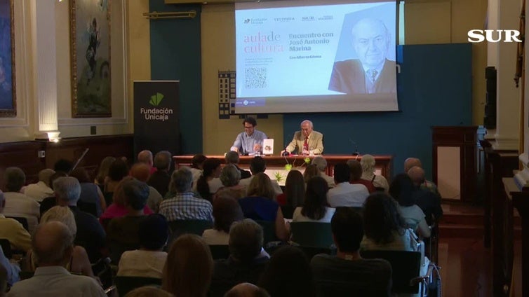 José Antonio Marina, en el Aula de Cultura de SUR