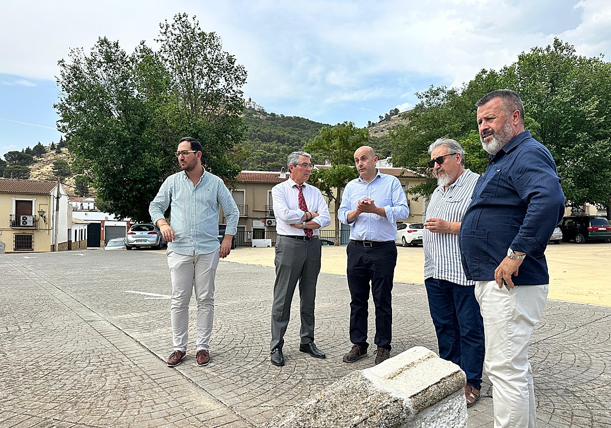 Visita del presidente de la Diputación de Málaga, Francisco Salado, a Archidona.