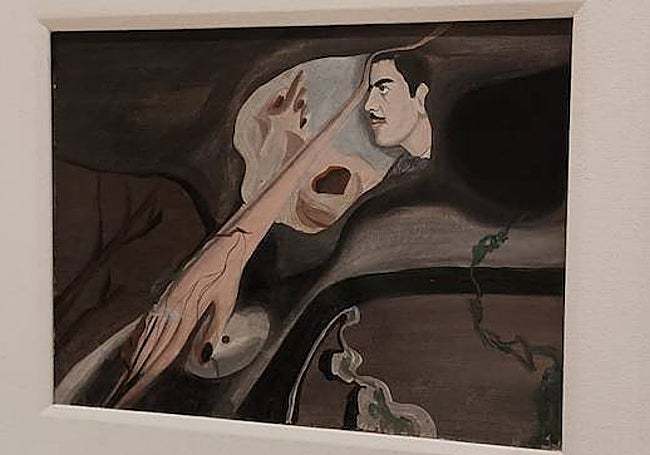'Autorretrato' (1933) anticipa el suicidio de Óscar Domínguez cortándose las venas.