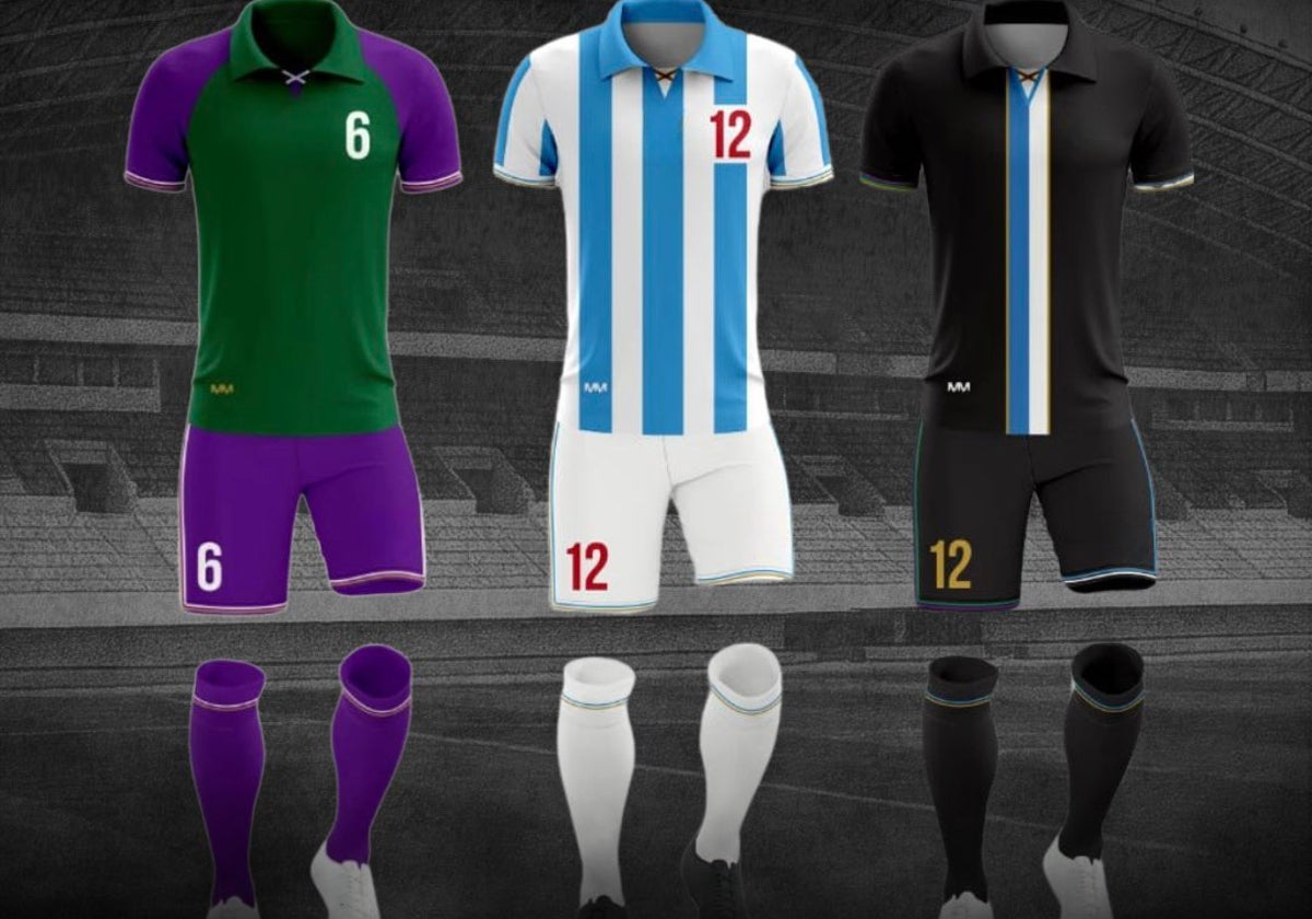 Las equipaciones de La Unión para la temporada 2025-26.