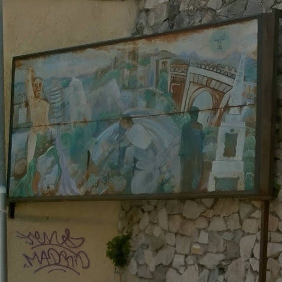 ¿Dónde está el emblemático mural 'Homenaje a Málaga' de la Subida a Gibralfaro?
