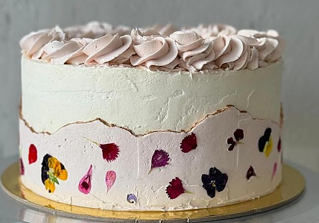 Tarta de chocolate, queso mascarpone y frutos rojos de Despacho de Sabores.