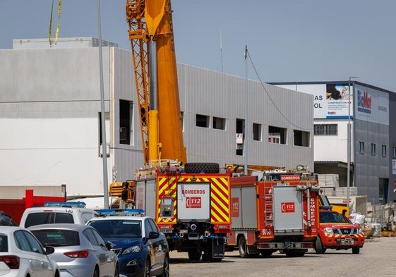 Nave del accidente.