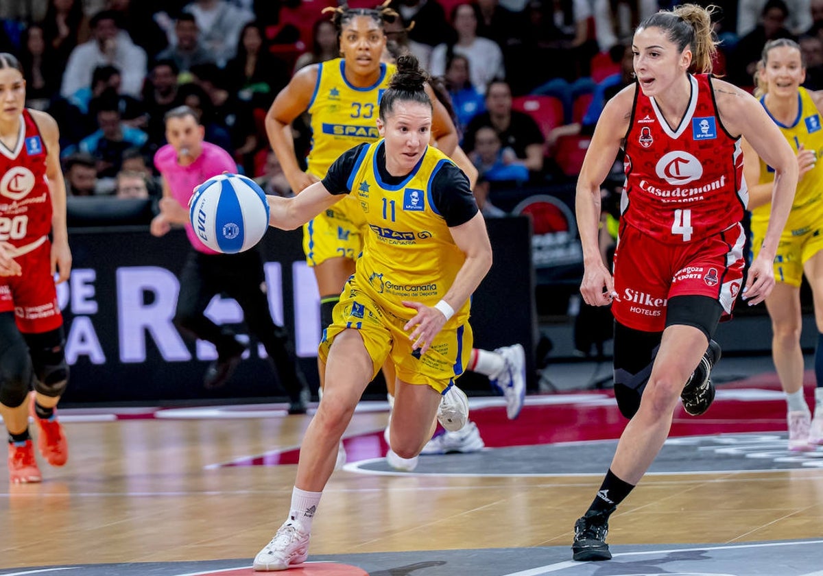 Gretter, en un partido con el Spar.