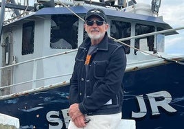 Antonio Banderas, en Hyannis (Massachusetts), en un descanso del rodaje de la película 'Tony'.
