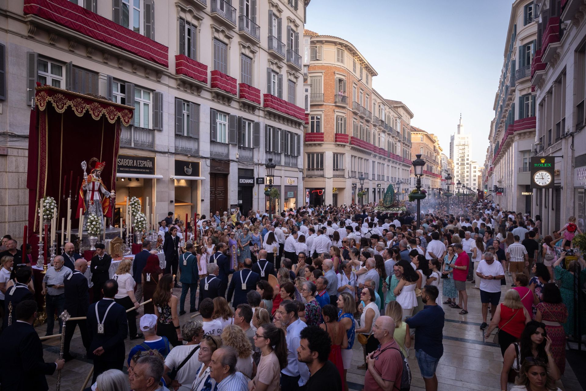 La procesión del Corpus por el Centro de Málaga, en imágenes