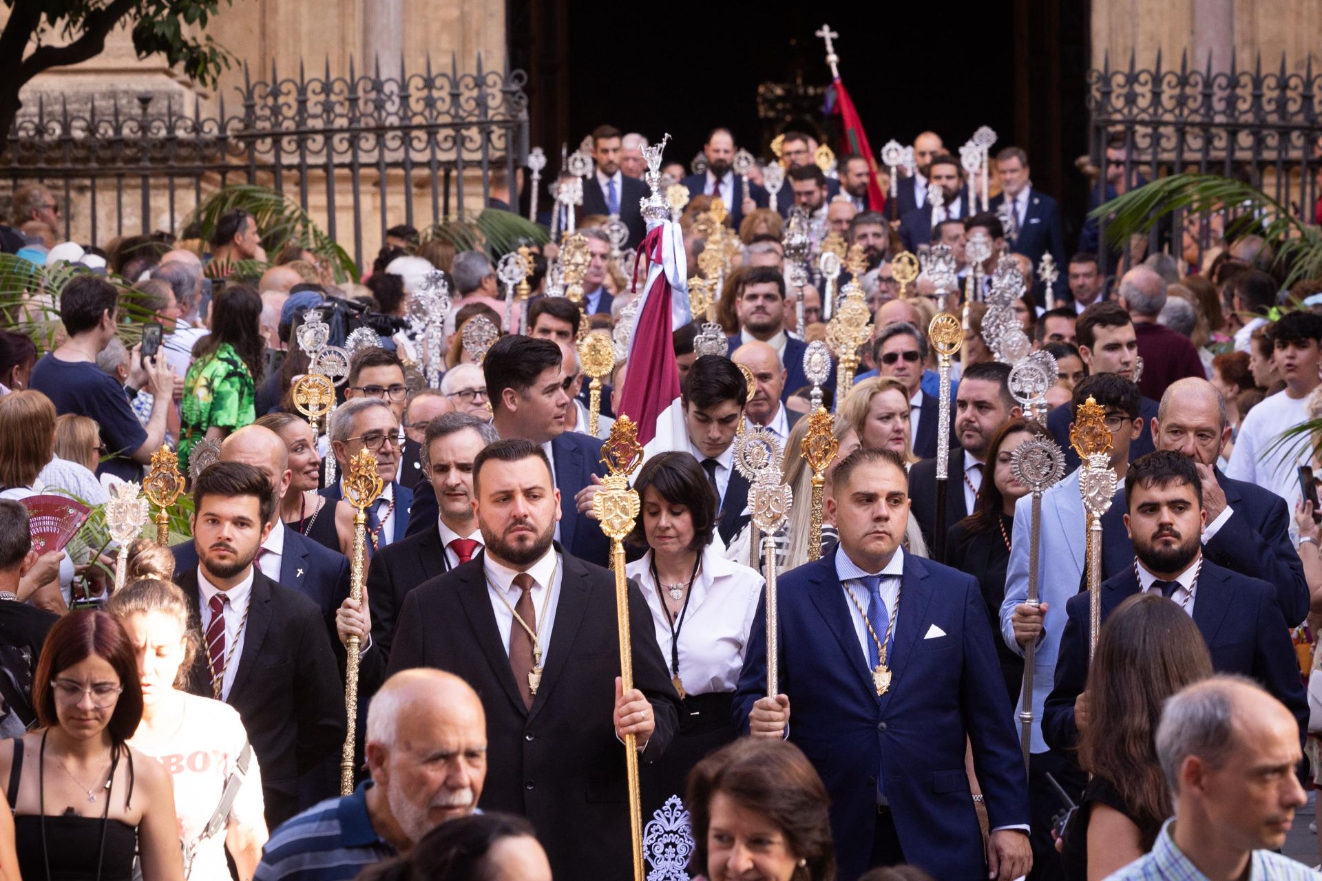 La procesión del Corpus por el Centro de Málaga, en imágenes