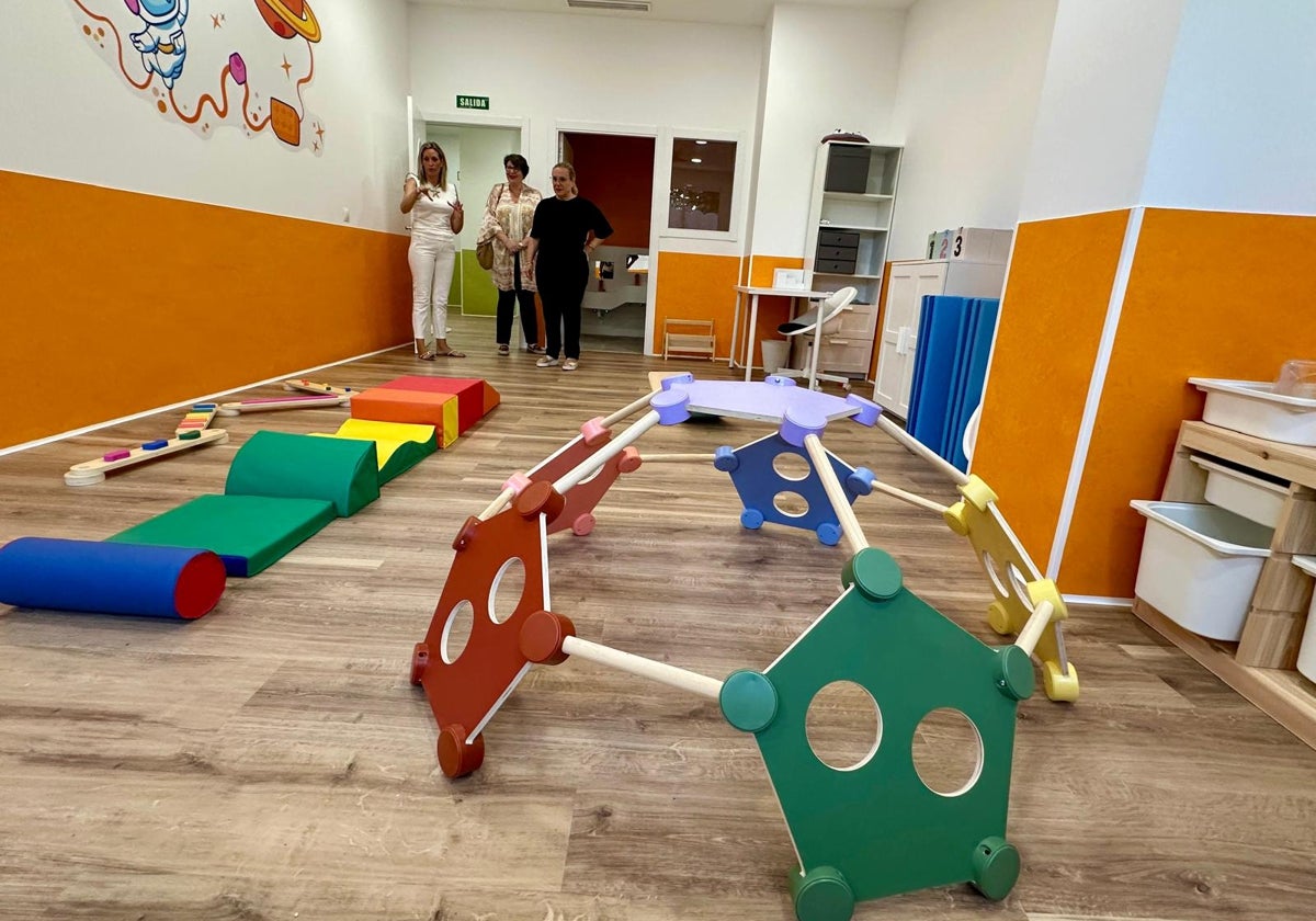 Visita de la alcaldesa a las nuevas instalaciones.