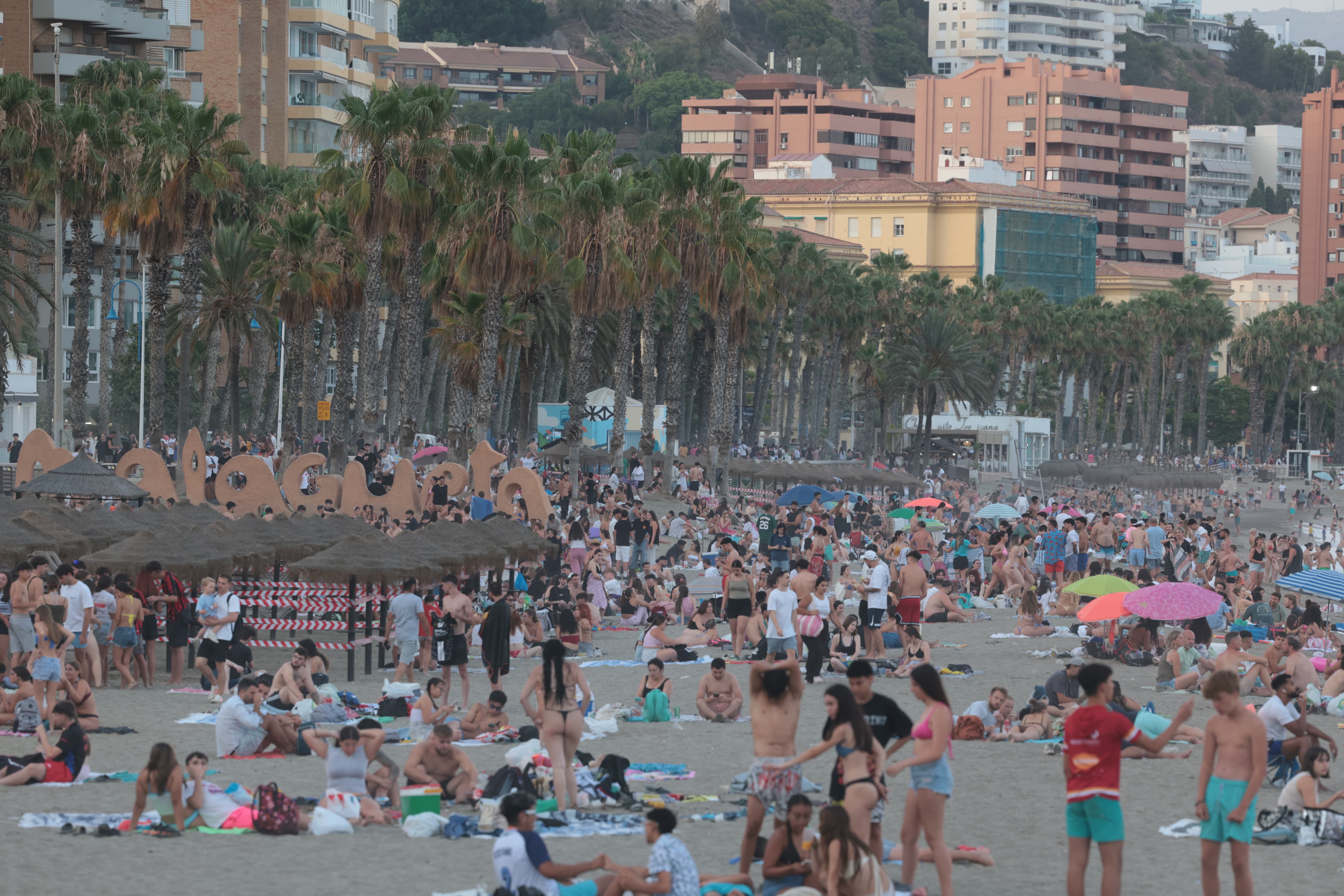 Playa de La Malagueta.