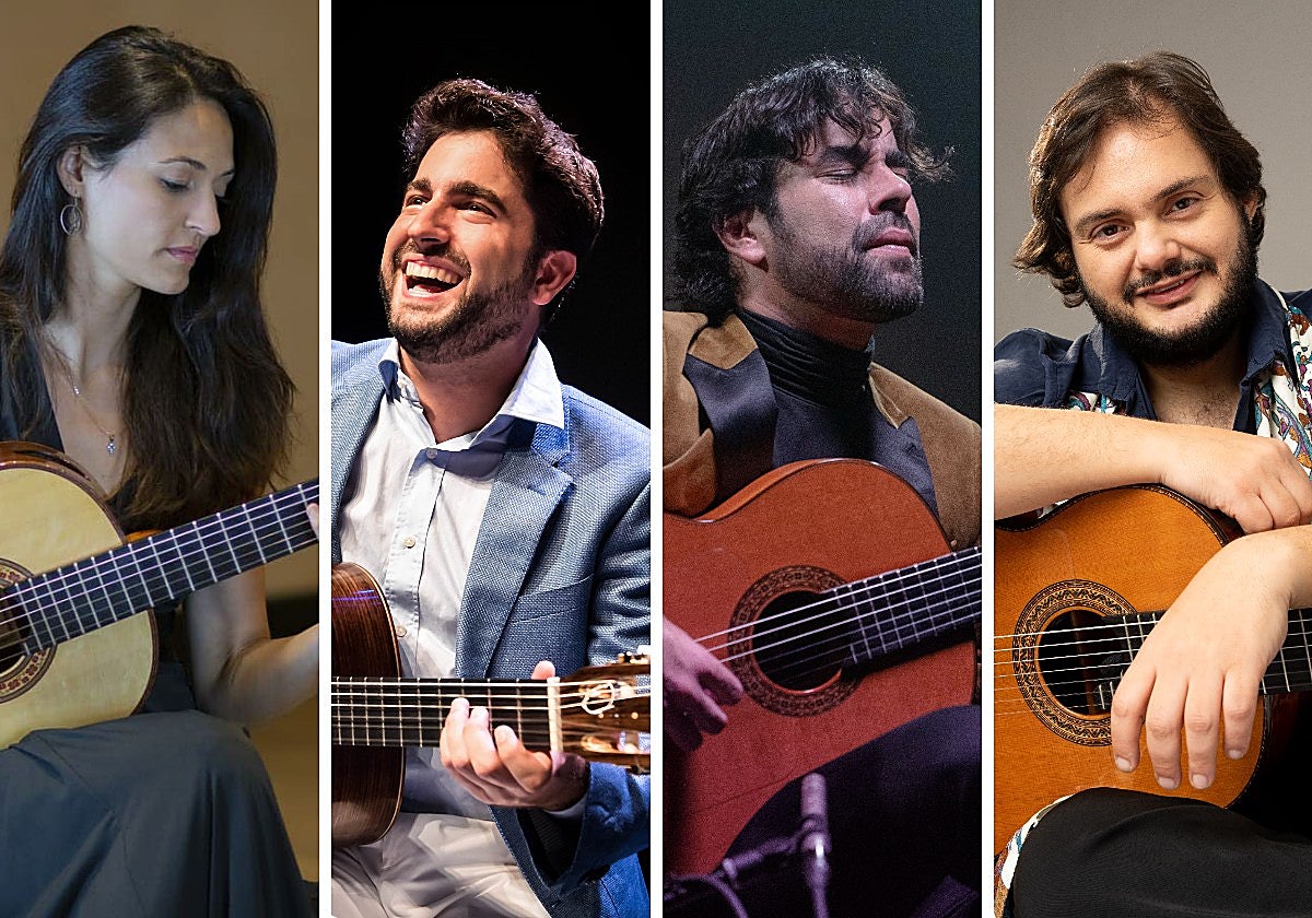 Anabel Montesinos, Rafael Aguirre, Daniel Casares y Yamandu Costa.