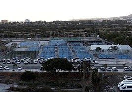 Actuales instalaciones del centro de raqueta Inacua.