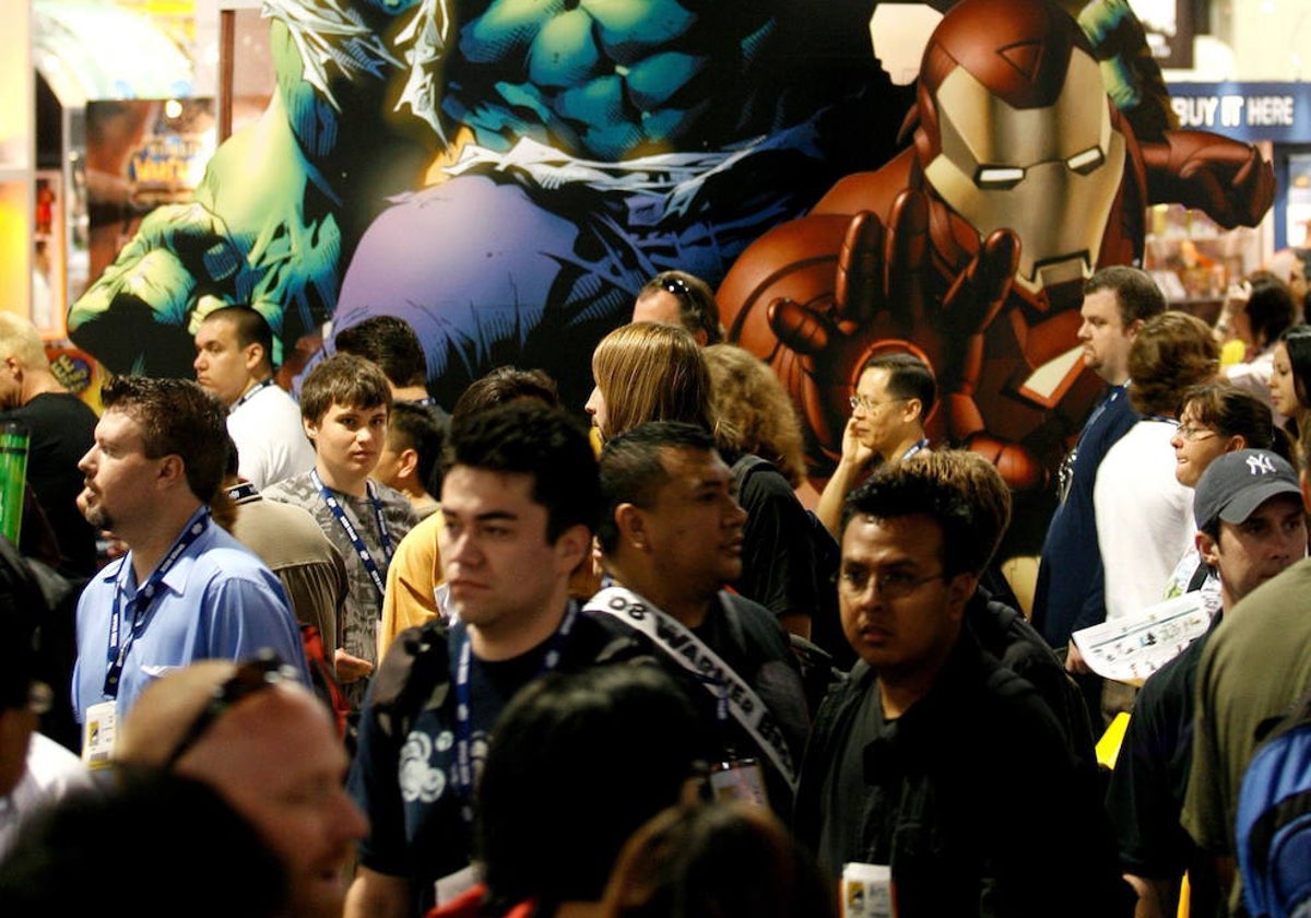 El público en la Comic-Con de San Diego, el mayor evento de su género en el mundo.