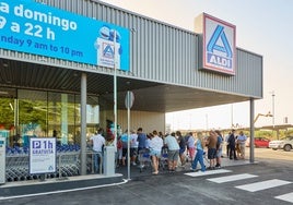 Imagen de la nueva tienda de Aldi en Vélez-Málaga, inaugurada este miércoles.