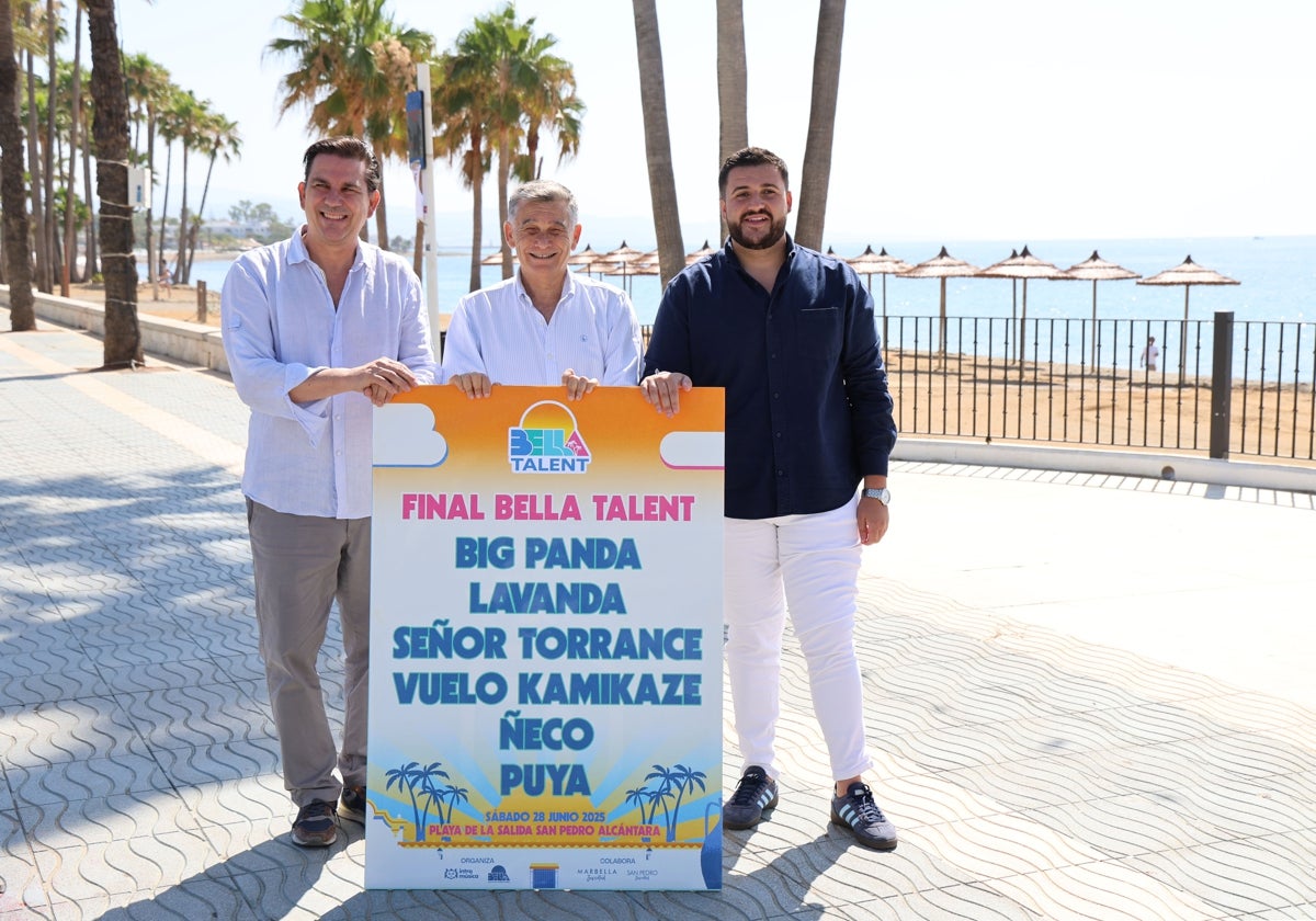 El teniente de alcalde sampedreño, Javier García, ha presentado hoy la iniciativa junto al concejal de Juventud, Alejandro González.