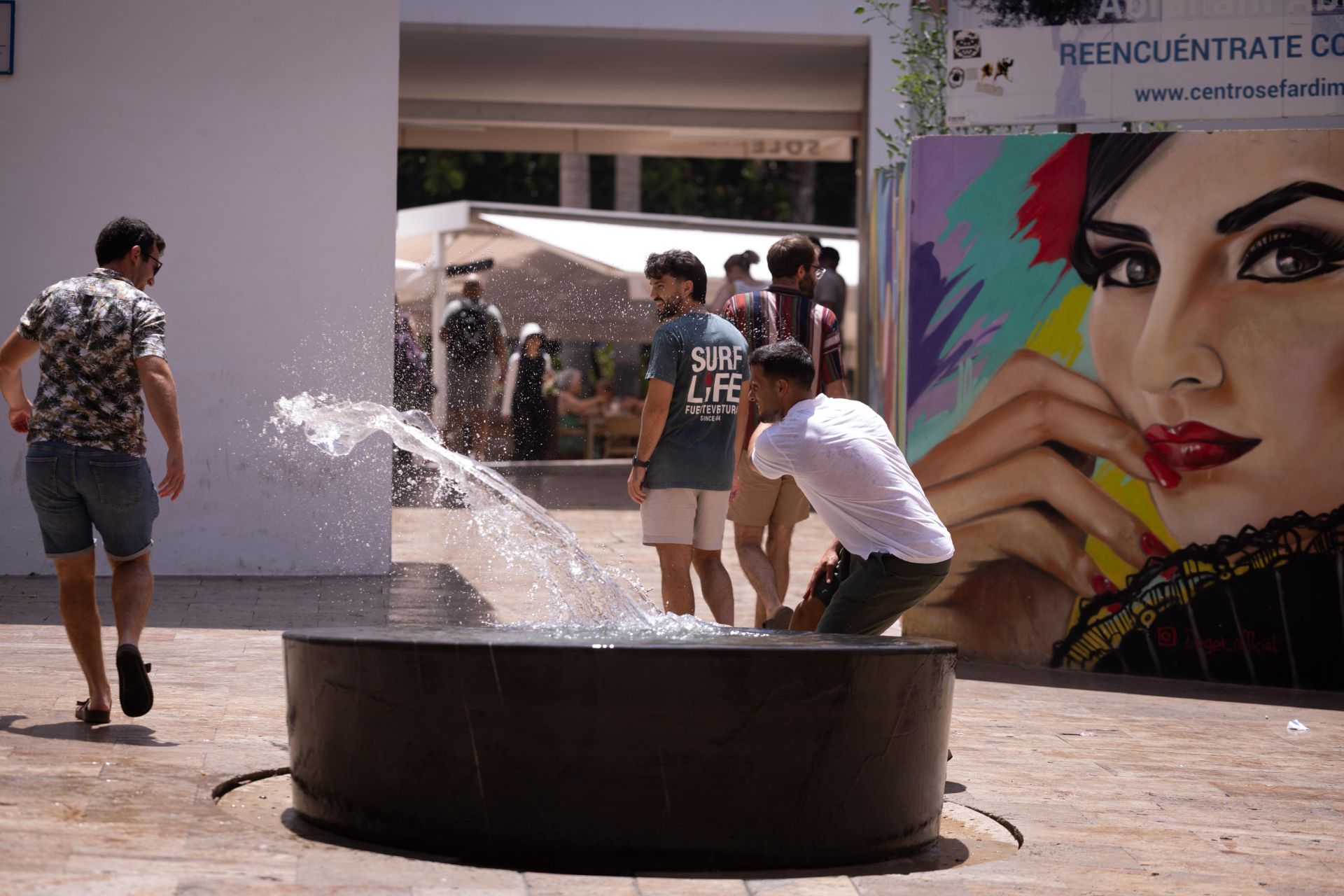 Así afronta Málaga la primera ola de calor del verano en España