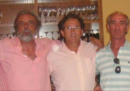 Brescia, Popo y el también desaparecido Martín, en una imagen para SUR de 2011.