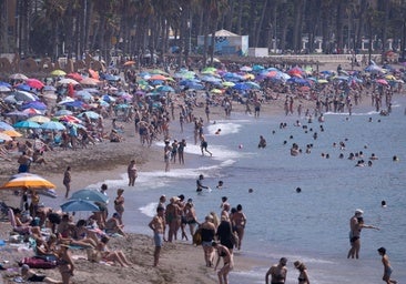 Sábado de sudar en Málaga pero lejos del 'infierno' andaluz