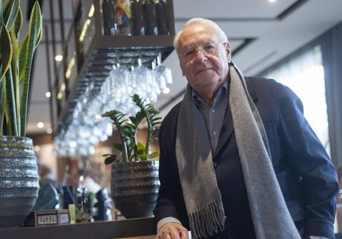 Hernández Mollar, en el hotel Málaga Palacio, en una entrevista en 2020 con este periódico.