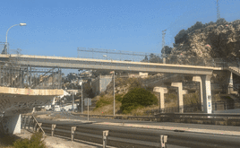 Vista general del paso en El Candado.