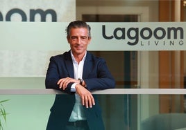 Javier Braza, en las oficinas de Lagoom Living en Málaga.