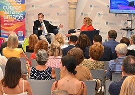 El expresidente, Mariano Rajoy, ofreció ayer una masterclass sobre el futuro de Europa en Marbella.