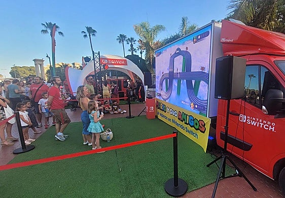 Imagen de las carpas de Nintendo, el año pasado en Málaga