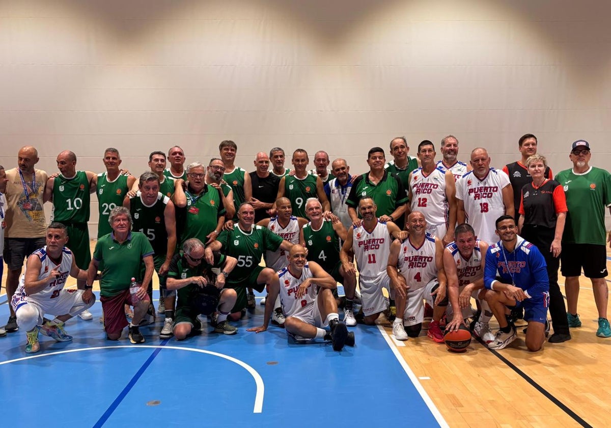El Unicaja +55 cae ante Puerto Rico en los cuartos de final del Mundial máster