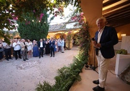 José Luis Ramos, ayer en la inauguración del Cortijo La Zafra.