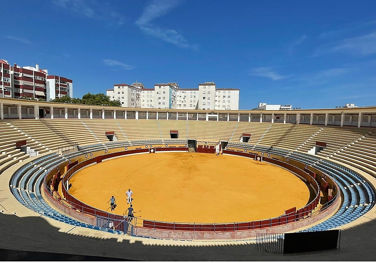 Vista de la plaza de toros marbellí.