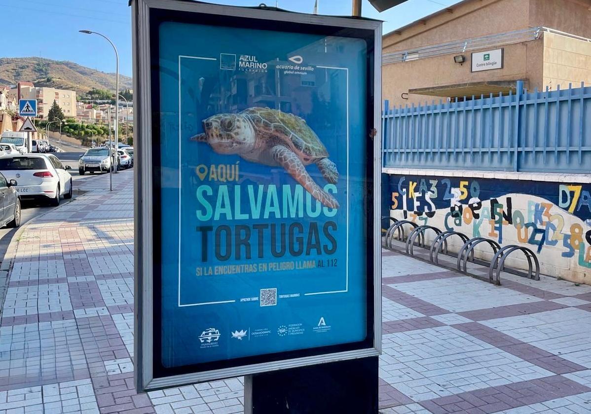 Cartelería instalada con motivo de la campaña.