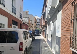 Imagen de la calle Merlo, en el distrito de Cruz de Humilladero