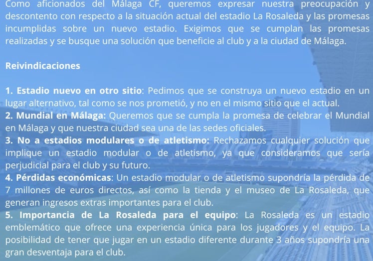 Las cinco reivindicaciones del Frente Comepipas.