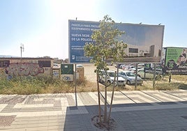 Solar de la zona de Teatinos en el que se construirá una comisaría de la Policía Local.